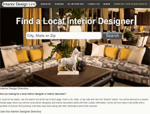 Tablet Screenshot of interiordesignlink.com